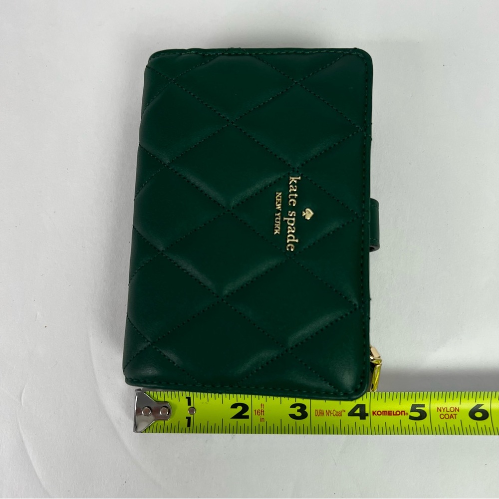 Kate Spade Green Quilted Wallet - Picture 13 of 13